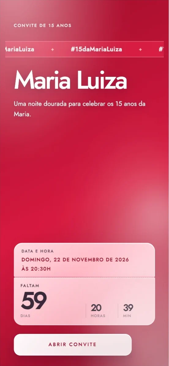 Capa do tema Vermelho Carmim