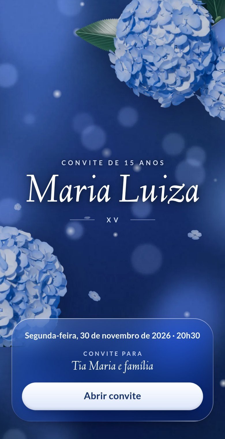 Capa do tema Azul na versão Azul royal