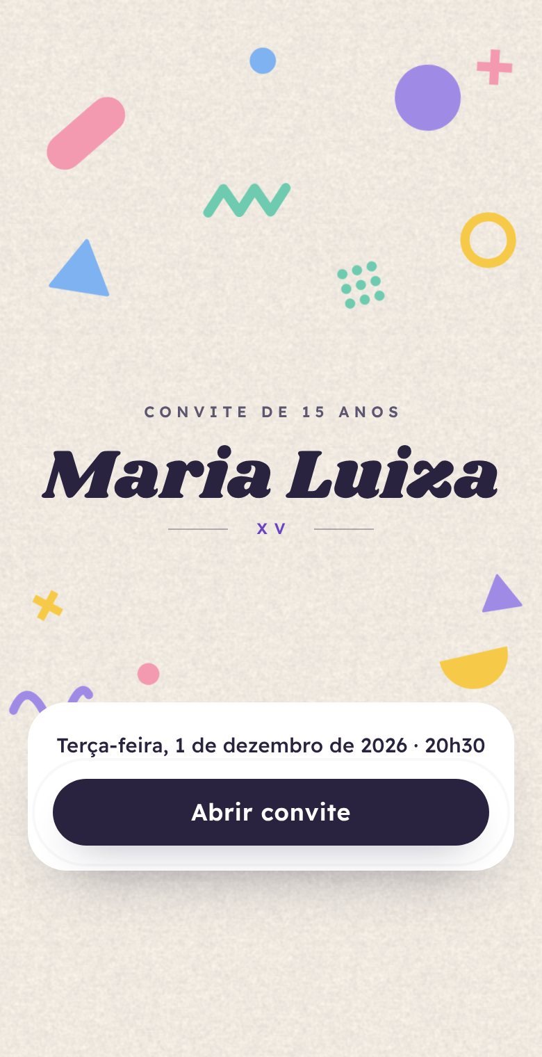 Capa do tema Confete