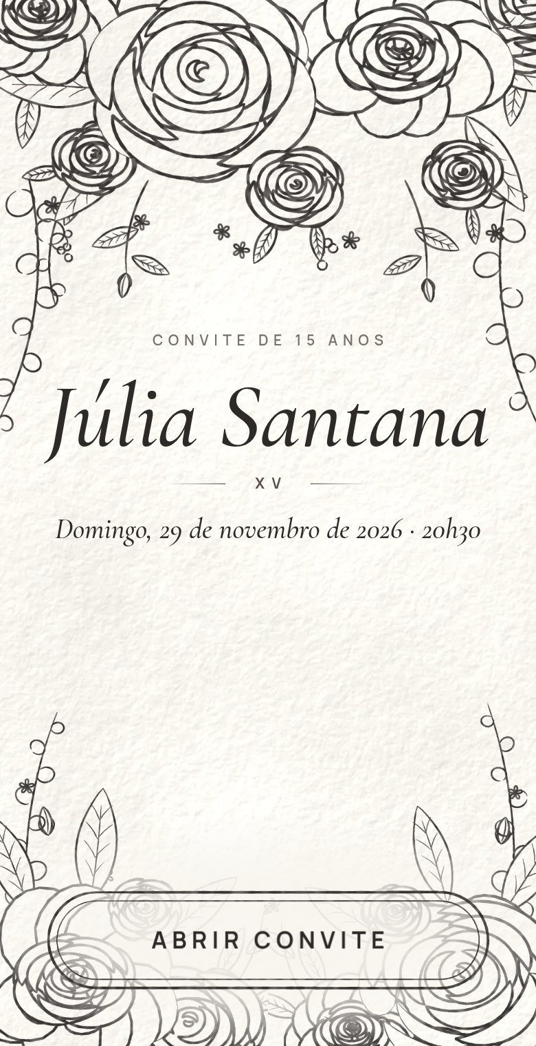 Capa do tema Floral de Linha