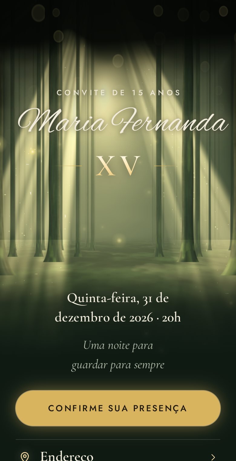 Capa do tema Floresta Encantada