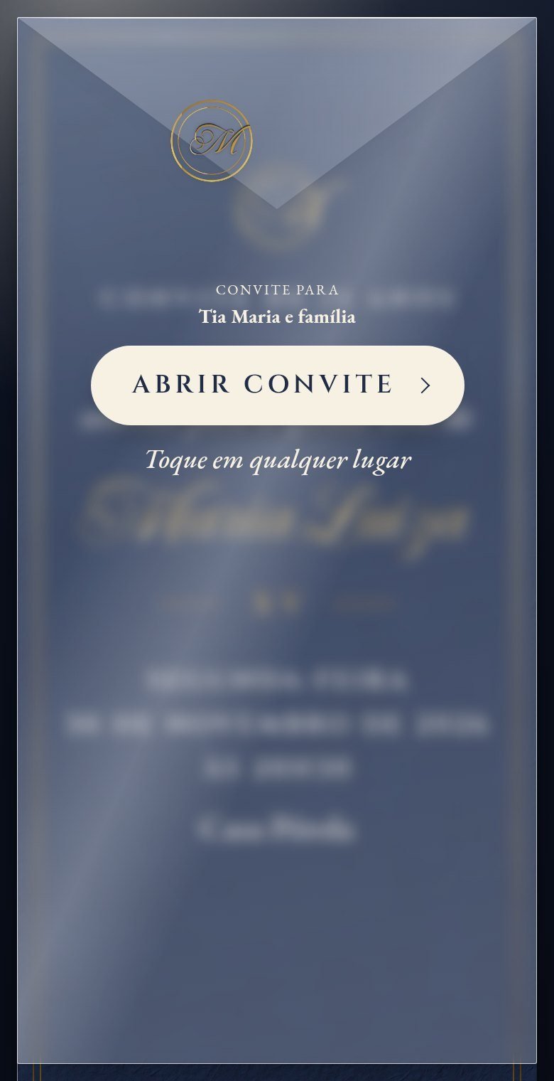Capa do tema Folha de Ouro na versão Azul-noite e ouro