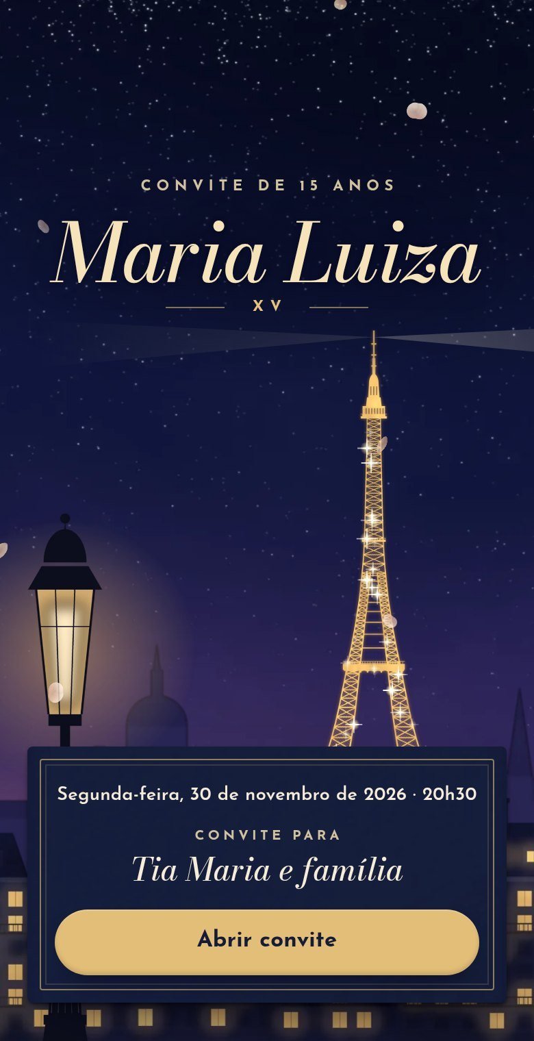 Capa do tema França na versão Noite em Paris