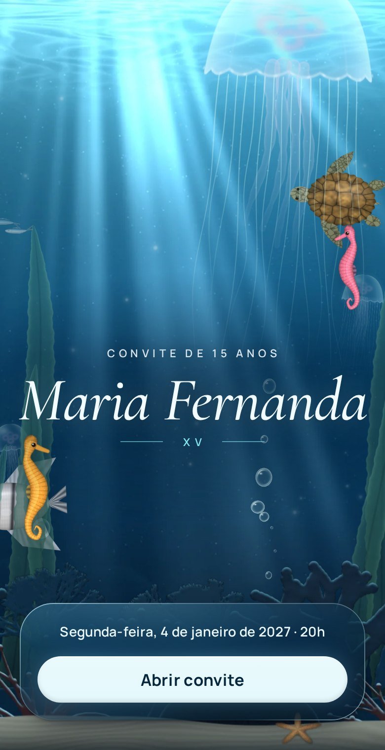 Capa do tema No fundo do mar
