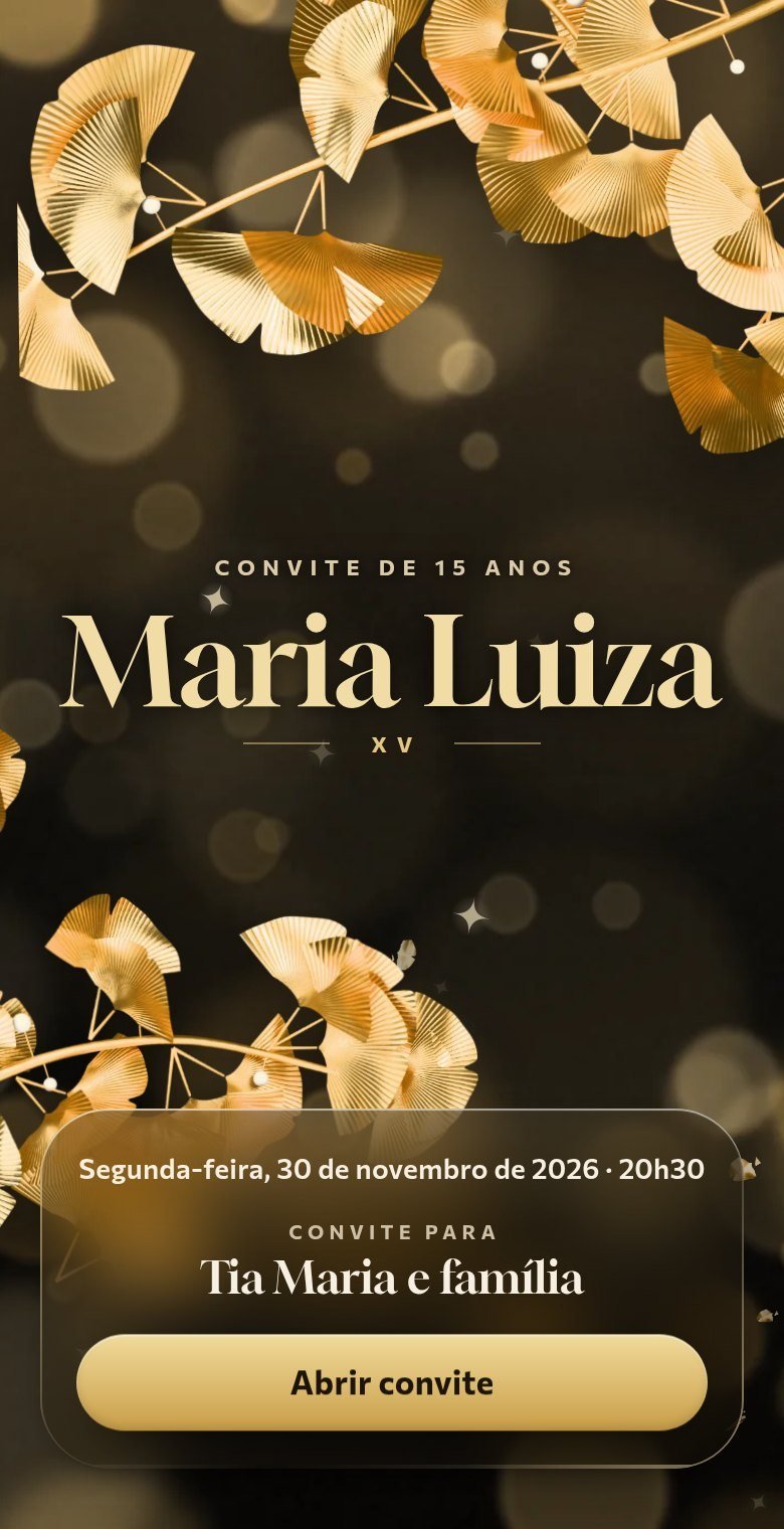 Capa do tema Gold na versão Preto e ouro