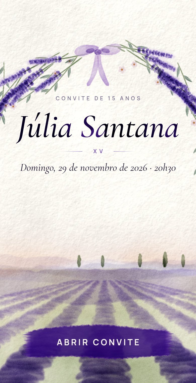 Capa do tema Lavandas em Aquarela