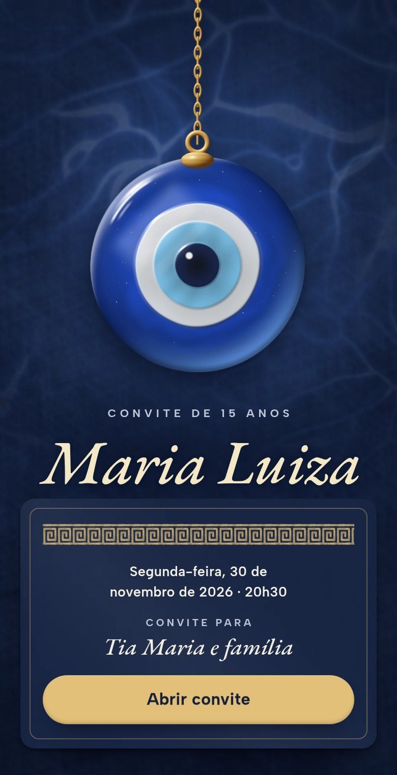 Capa do tema Olho Grego na versão Noite grega