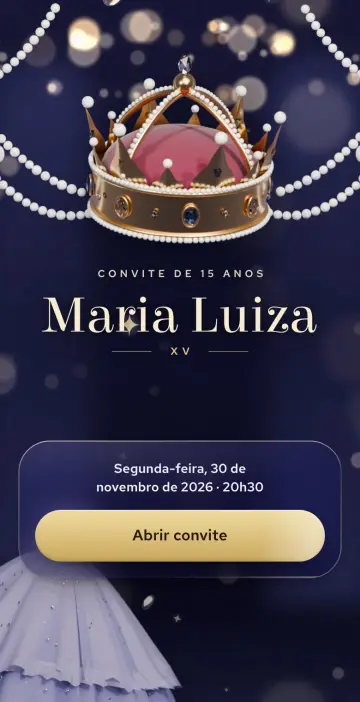 Capa do tema Baile Real na versão Noite no palácio