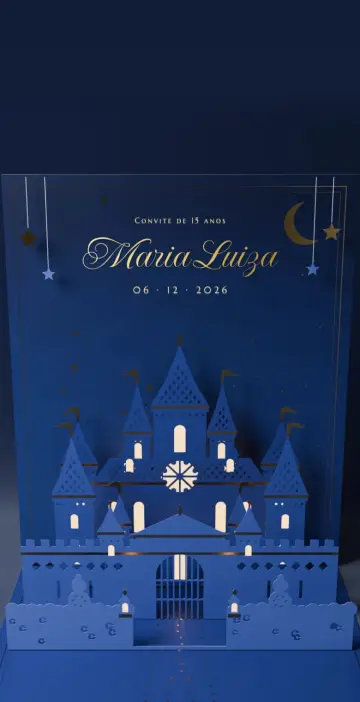 Capa do tema Castelo de Papel na versão Noite no castelo