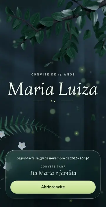 Capa do tema Floresta na versão Noite na mata