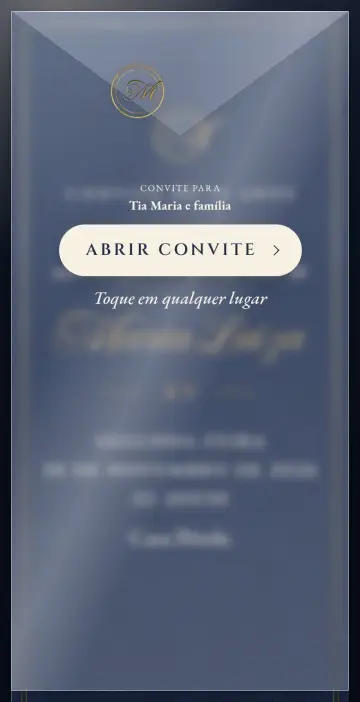 Capa do tema Folha de Ouro na versão Azul-noite e ouro