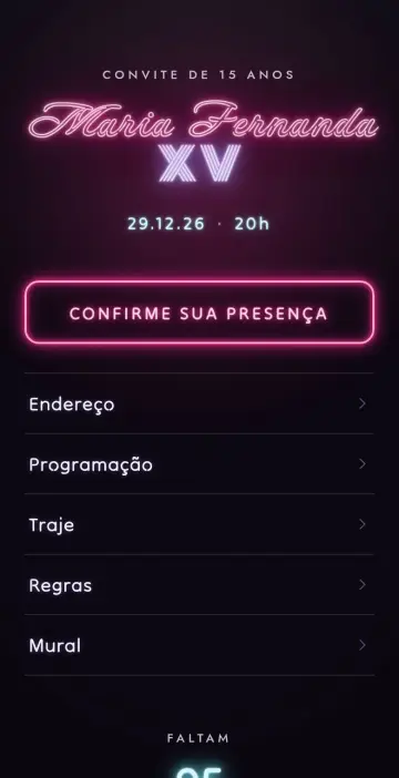 Capa do tema Neon