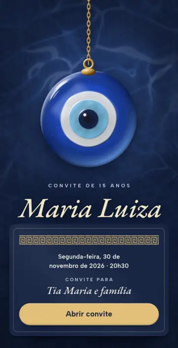 Capa do tema Olho Grego na versão Noite grega